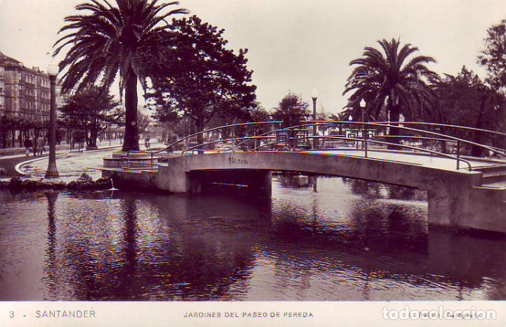 Postales: SANTANDER PASEO DE PEREDA - Foto 1