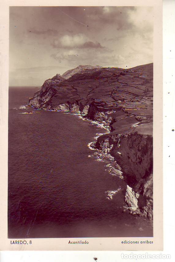 Postales: SANTANDER LAREDO ACANTILADO - Foto 1