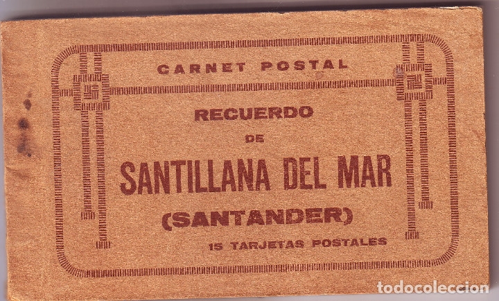 Postales: SANTILLANA DEL MAR . CARNET CON 15 POSTALES - Foto 1