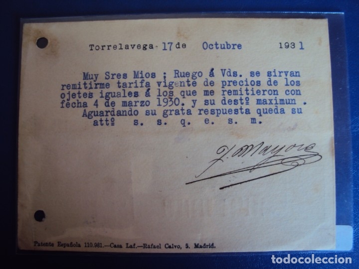 Postales: (PS-61894)POSTAL DE TORRELAVEGA-A.ETCHART - Foto 2