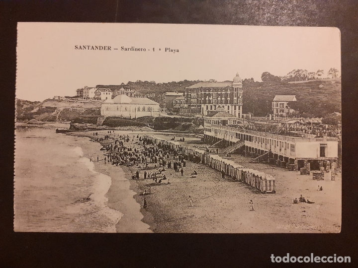 Postales: SANTANDER SARDINERO 1&ordf; PLAYA - Foto 1