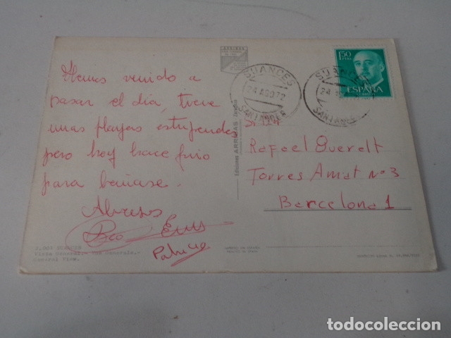 Postales: CANTABRIA - POSTAL SUANCES - VISTA GENERAL - Foto 2