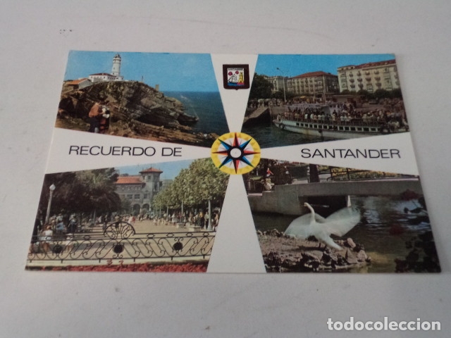 Postales: CANTABRIA - POSTAL SANTANDER - RECUERDO DE SANTANDER - Foto 1