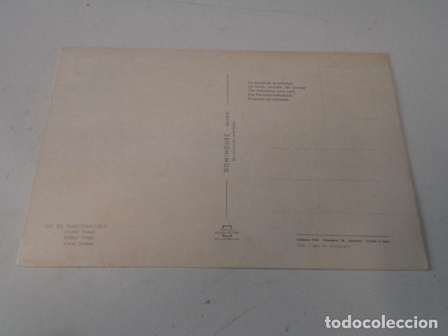 Postales: CANTABRIA - POSTAL SANTANDER - HOTEL REAL - Foto 2