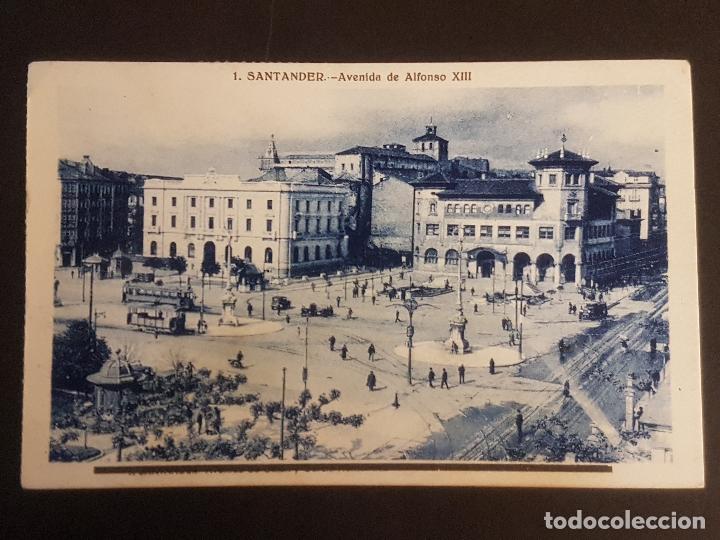 Postales: SANTANDER AVENIDA DE ALFONSO XIII - Foto 1