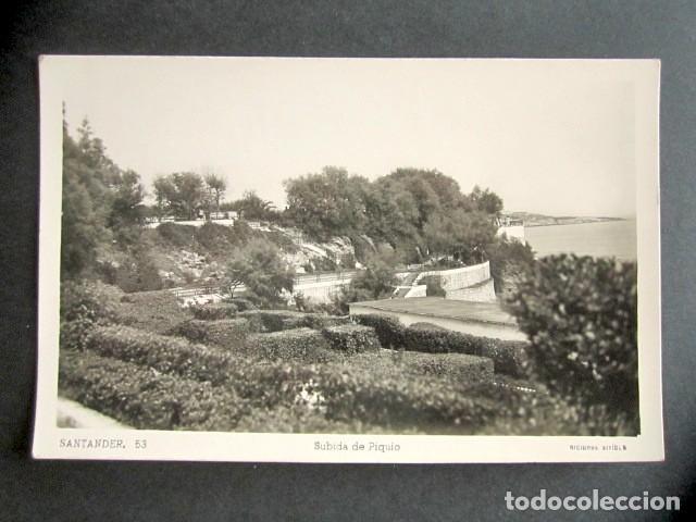 Postales: POSTAL SANTANDER. SUBIDA DE PIQUIO. EDICIONES ARRIBAS. - Foto 1