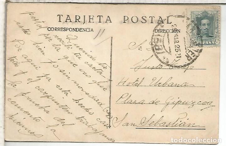 Postales: CANTABRIA SANTANDER ESCRITA 1925 - Foto 2