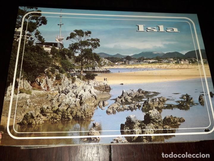 Postales: N&ordm; 34310 POSTAL ISLA CANTABRIA PLAYA DE LAS OLAS - Foto 1
