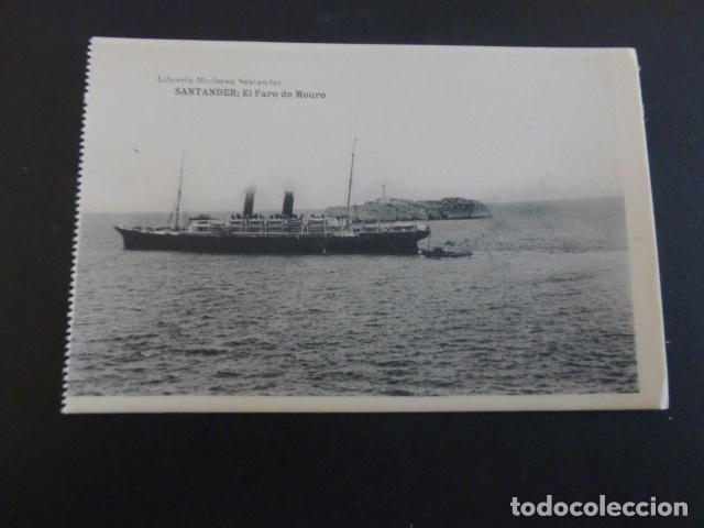 Postales: SANTANDER EL FARO DE MOURO - Foto 1