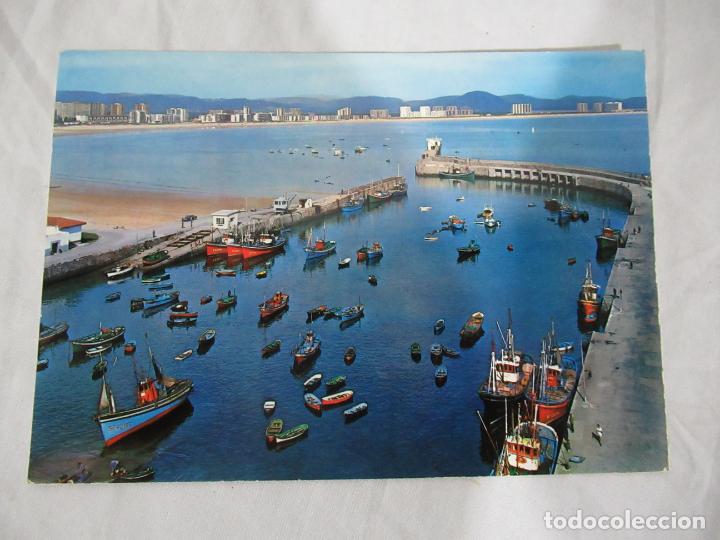 Postales: Laredo - El Puerto y la Playa - Escrita - Foto 1
