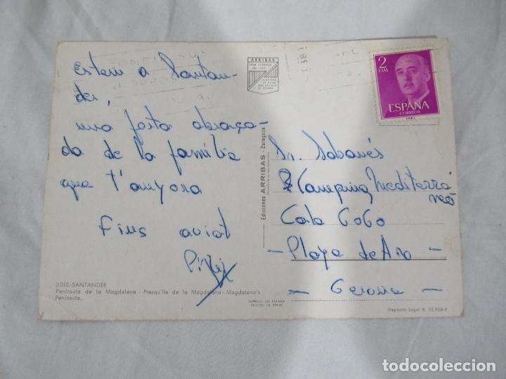 Postales: Santander - Pen&iacute;nsula de la Magdalena - Circulada - Foto 2