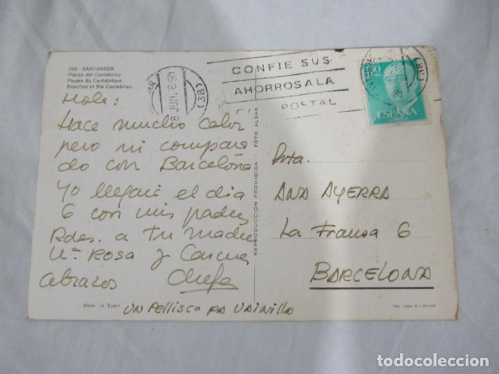 Postales: Santander - Playas del Cant&aacute;brico - Circulada - Foto 2