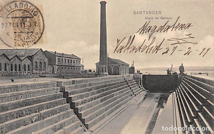 Postales: SANTANDER.- DIQUE DE GAMAZO - Foto 1