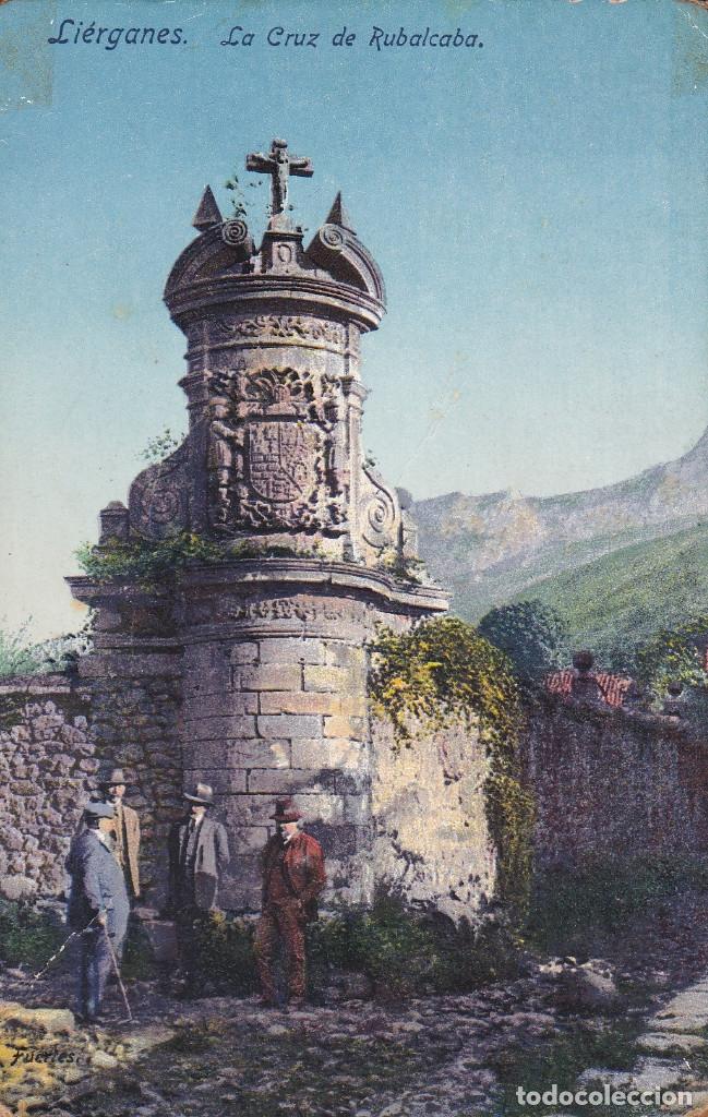 Postales: LIERGANES.LA CRUZ DE RUBALCABA - Foto 1