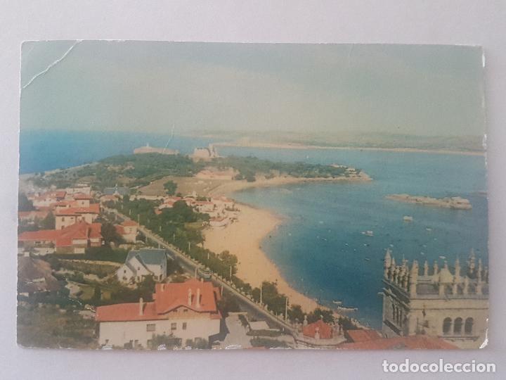 Postales: SANTANDER PASEO DE LA REINA CRISTINA POSTAL - Foto 1
