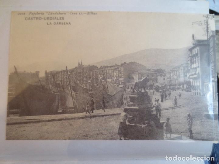 Postales: castro urdiales.  fuente - Foto 1