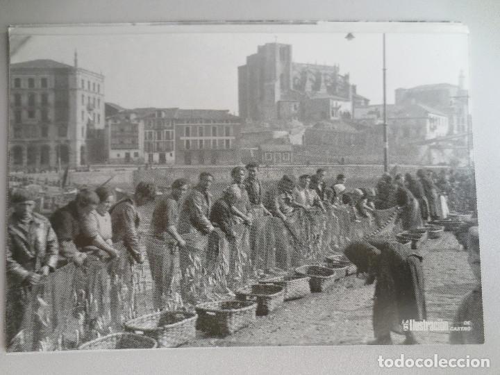 Postales: castro urdiales. desmallando la anchoa. - Foto 1