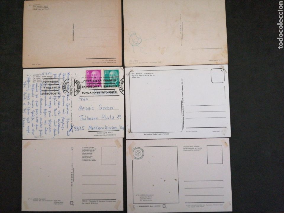 Postales: LAREDO, CANTABRIA LOTE DE 6 POSTALES - Foto 2