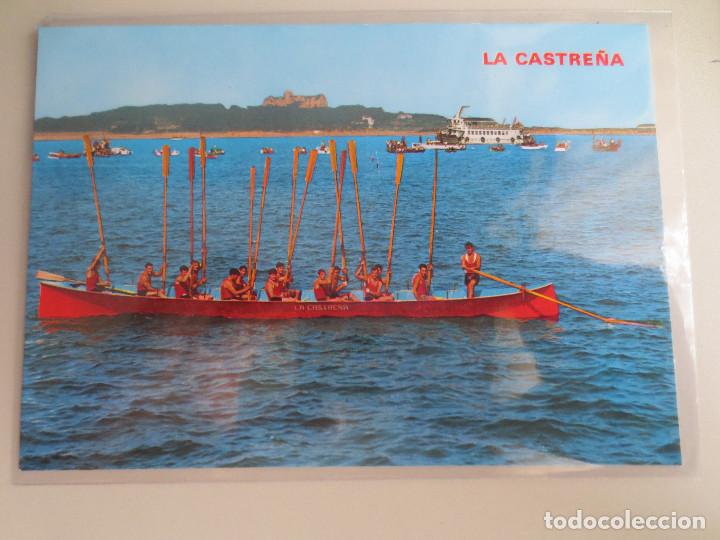 Postales: castro urdiales. trainera la castre&ntilde;a. - Foto 1