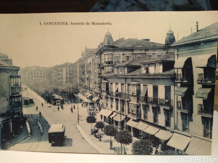 Postales: SANTANDER-AVENIDA DE MONASTARIO, 5,SIN CIRCULAR - Foto 1