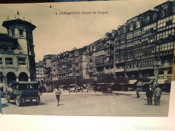 Postales: SANTANDER -4,PUENTE VARGAS, SIN CIRCULAR - Foto 1