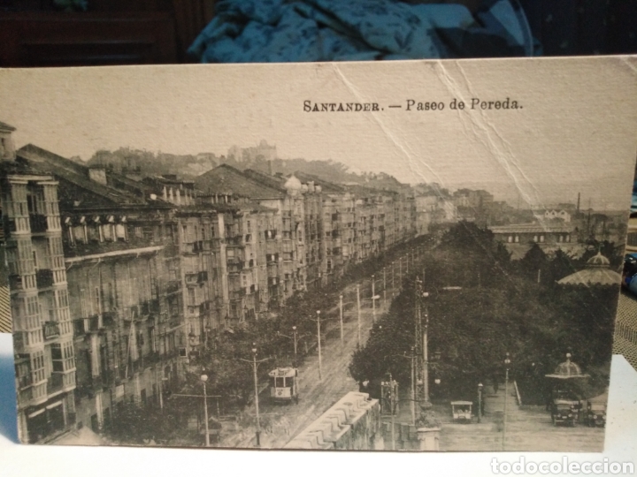 Postales: SANTANDER-PASEO DE PEREDA, PALACIOS, SIN CIRCULAR - Foto 1