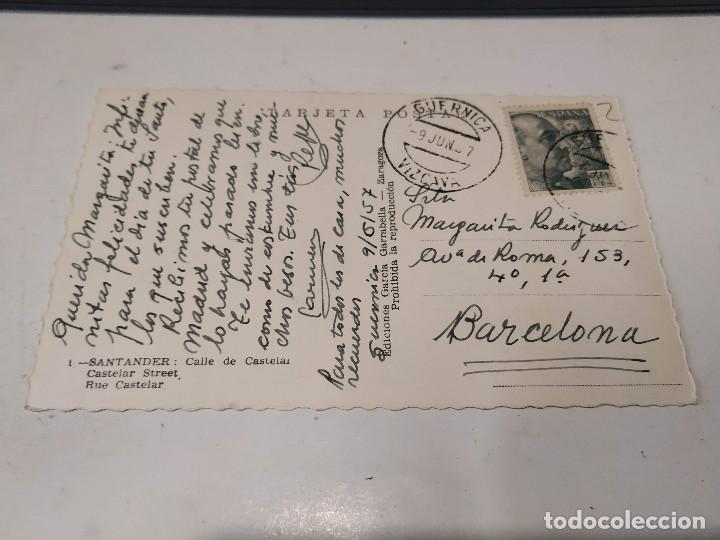 Postales: CANTABRIA - POSTAL SANTANDER - CALLE DE CASTELAR - Foto 2
