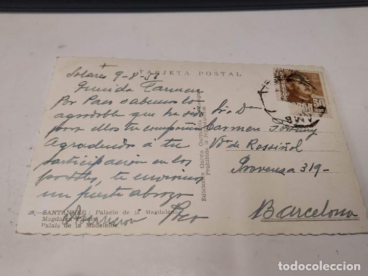 Postales: CANTABRIA - POSTAL SANTANDER - PALACIO DE LA MAGDALENA - Foto 2