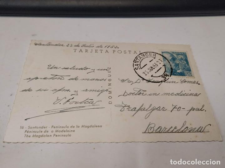 Postales: CANTABRIA - POSTAL SANTANDER - PEN&Iacute;NSULA DE LA MAGDALENA - Foto 2