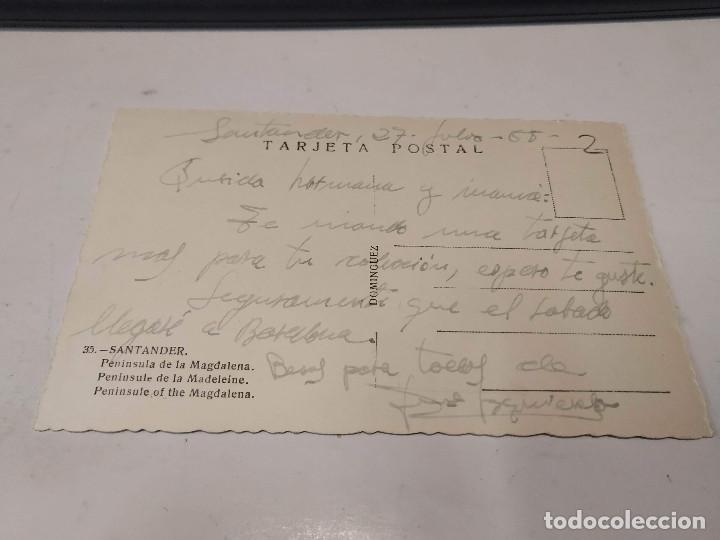 Postales: CANTABRIA - POSTAL SANTANDER - PEN&Iacute;NSULA DE LA MAGDALENA - Foto 2