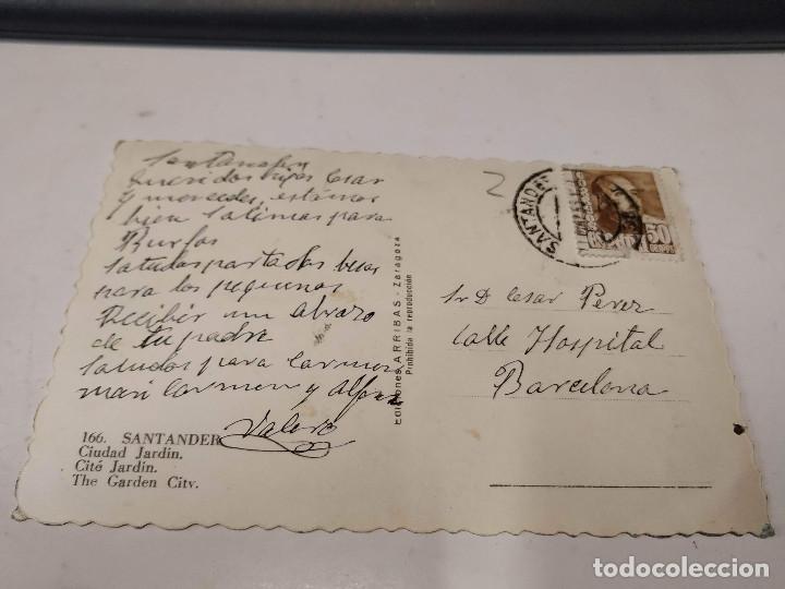 Postales: CANTABRIA - POSTAL SANTANDER - CIUDAD JARD&Iacute;N - Foto 2