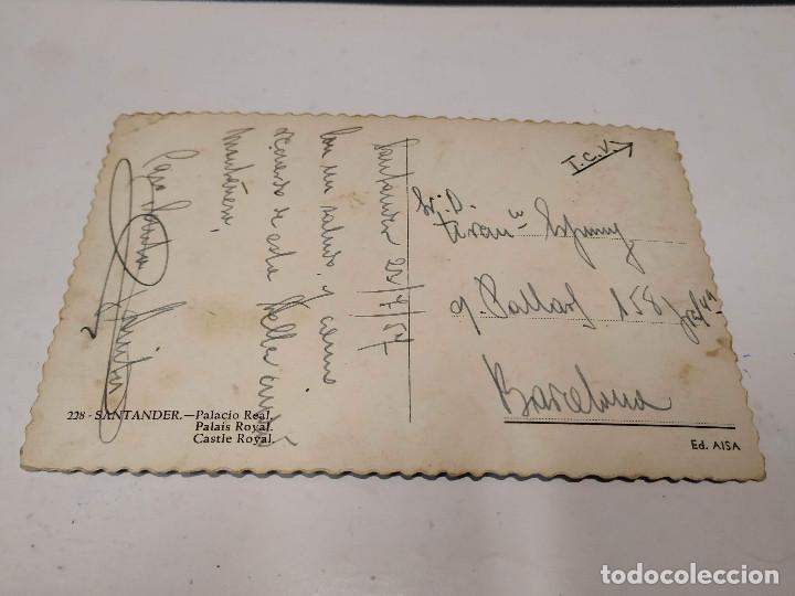 Postales: CANTABRIA - POSTAL SANTANDER - PALACIO REAL - Foto 2