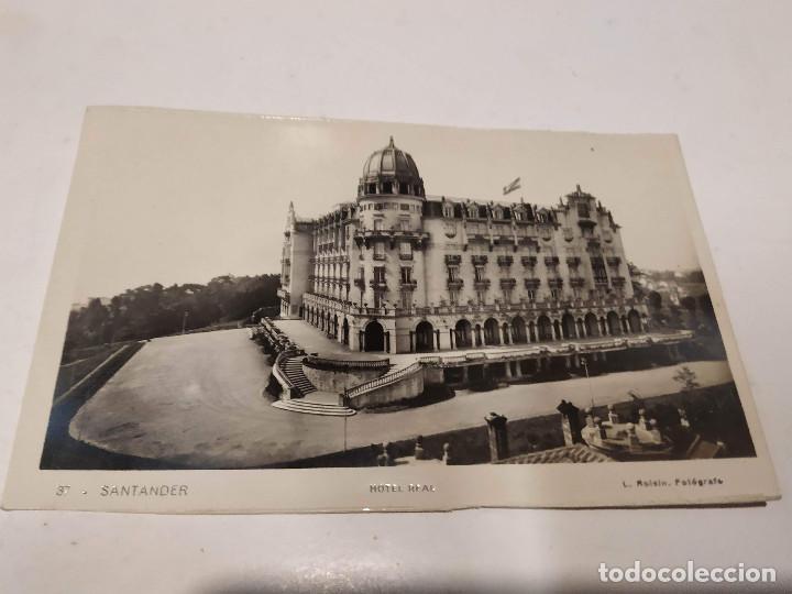 Postales: CANTABRIA - POSTAL SANTANDER - HOTEL REAL - Foto 1