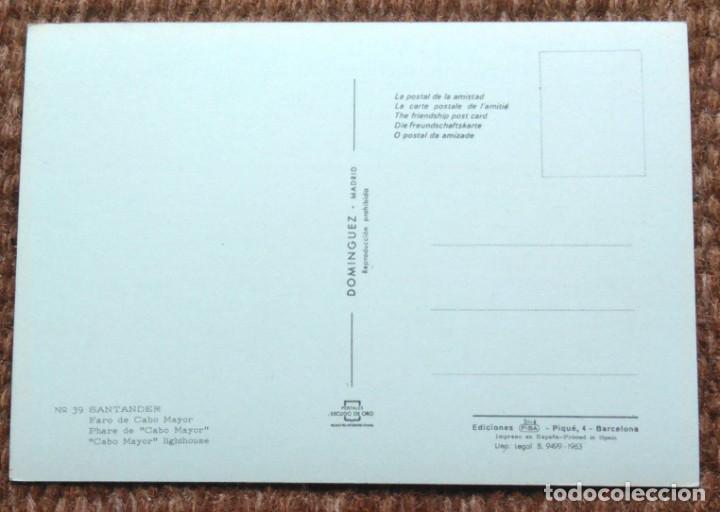 Postales: santander - faro de cabo mayor - Foto 2