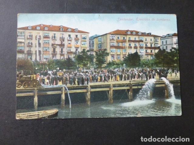 Postales: SANTANDER EJERCICIOS DE BOMBERO - Foto 1