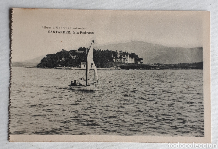 Postales: SANTANDER. Isla Pedrosa. Libreria Moderna Santander. - Foto 1