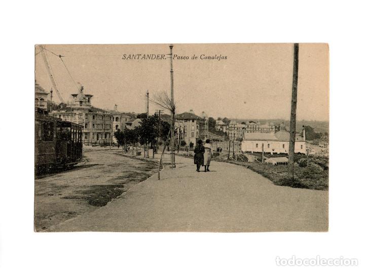 Postales: SANTANDER.(CANTABRIA).- PASEO DE CANALEJAS. - Foto 1