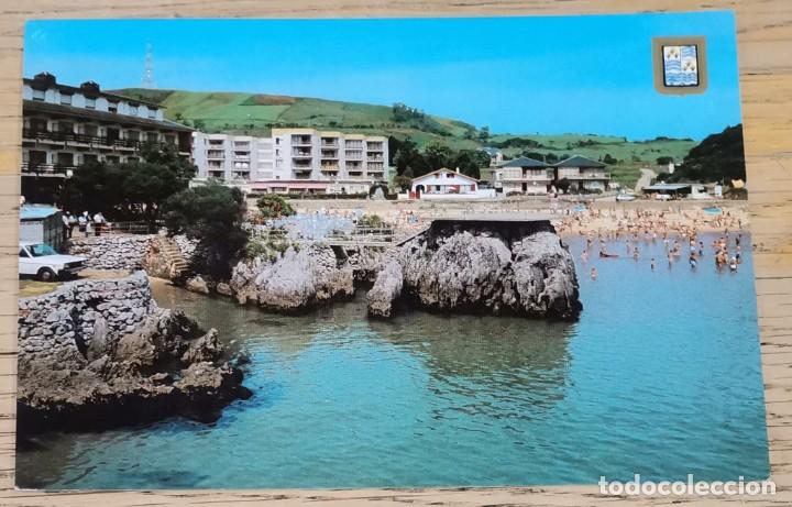 Postales: Postal Isla Cala playa Del Sable (Santander - Cantabria) - Dom&iacute;nguez - Foto 1