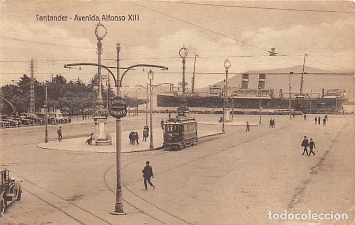 Postales: SANTANDER.- AVENIDA ALFONSO XIII - Foto 1