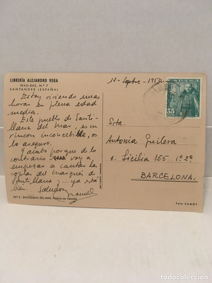 Postales: POSTAL WAD-RAS SANTANDER - Foto 2