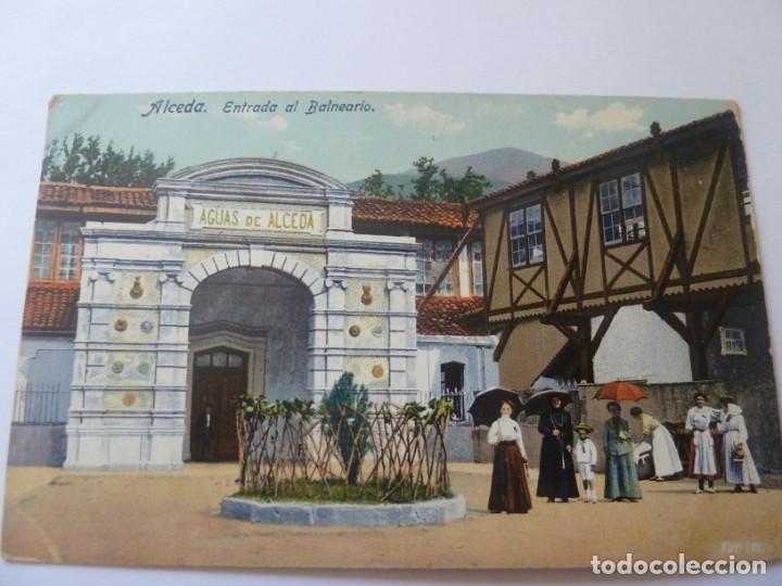 Postales: ALCEDA. ENTRADA AL BALNEARIO - Foto 1