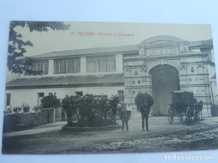 Postales: 10 ALCEDA. ENTRADA AL BALNEARIO - Foto 1