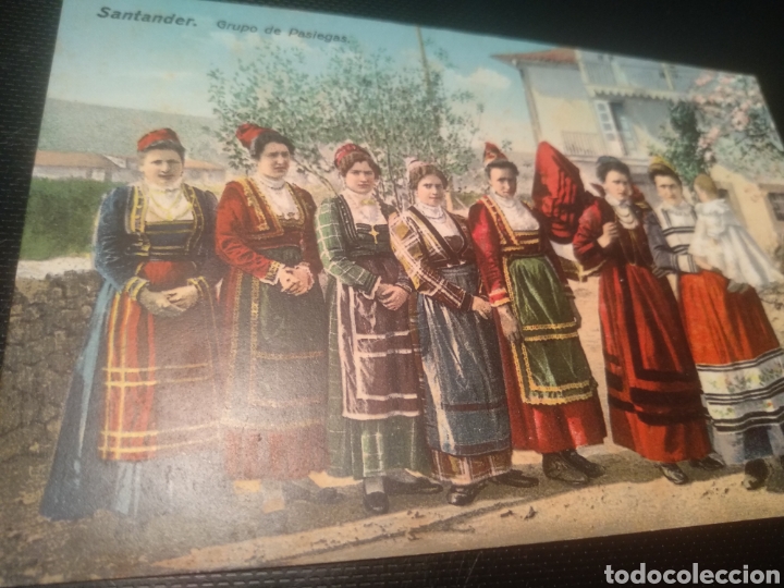 Postales: Cantabria Santander, grupo de pasiegas - Foto 1