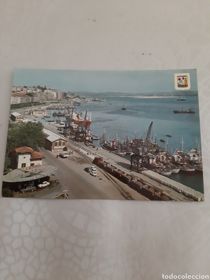 Postales: 1969 SANTANDER BAHIA BARCOS EDICIONES DOM&Iacute;NGUEZ - Foto 1