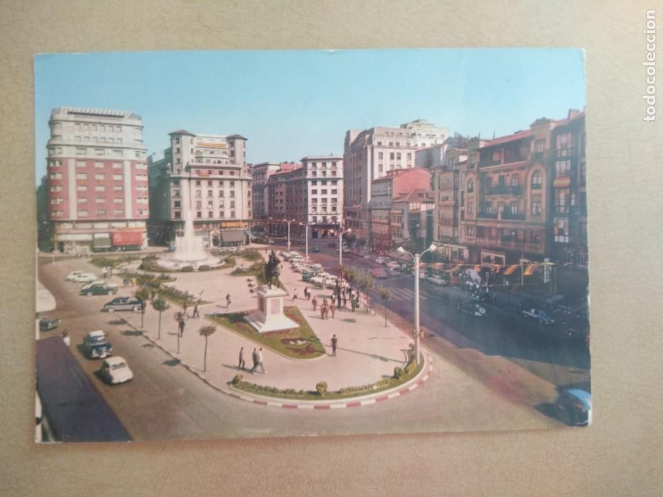 Postales: Postal santander, plaza del generalisimo monumento al caudillo - Foto 1