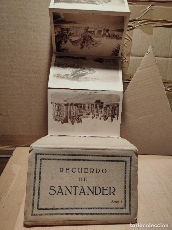 Postales: 10 POSTALES RECUERDO DE SANTANDER serie 1 - Foto 1