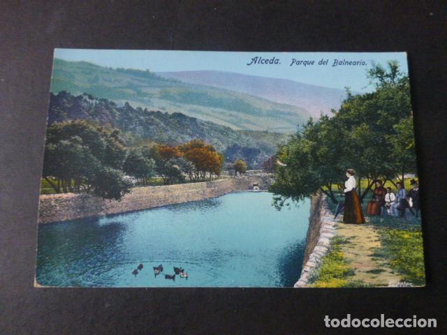 Postales: ALCEDA CANTABRIA PARQUE DEL BALNEARIO - Foto 1