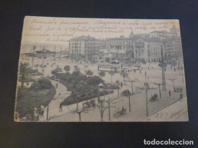 Postales: SANTANDER AVENIDA DE ALFONSO XIII - Foto 1