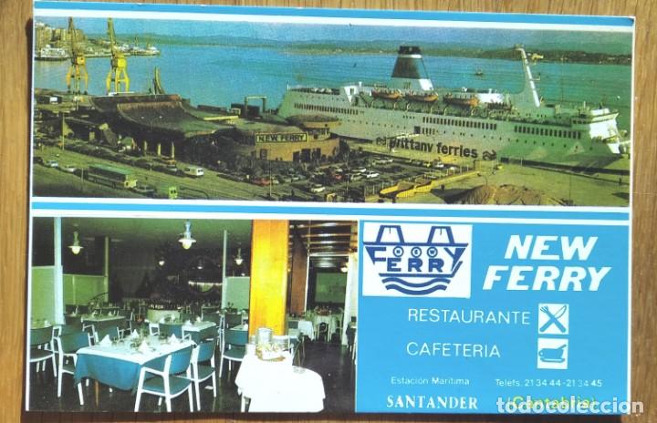 Postales: RESTAURANTE CAFETERIA NEW FERRY - SANTANDER - Foto 1