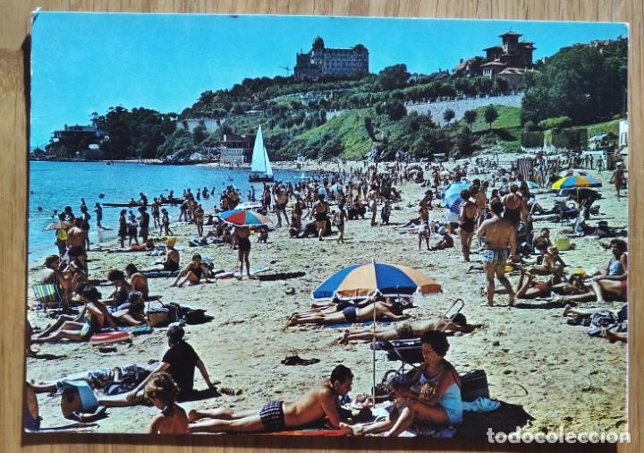Postales: SANTANDER - PLAYA DE LA MAGDALENA - Foto 1